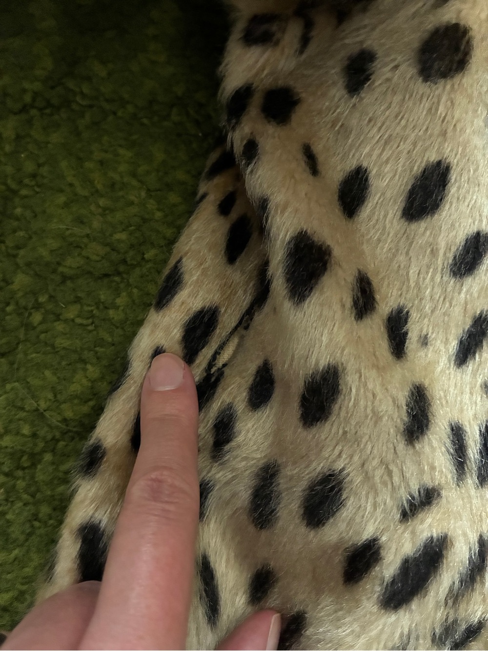 Vintage Cheetah Spotted Faux Fur Coat - Picture 10 of 12